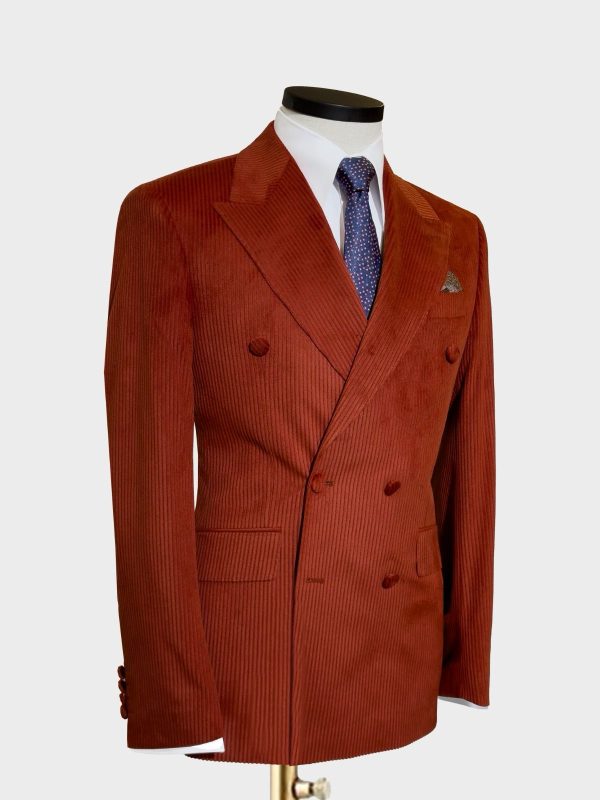 Corduroy Double-Breasted Suit - Image 3