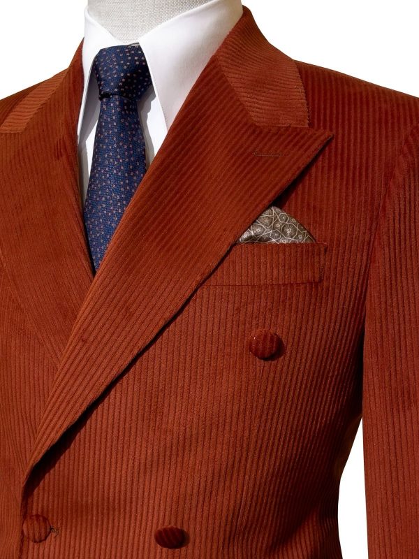 Corduroy Double-Breasted Suit - Image 4