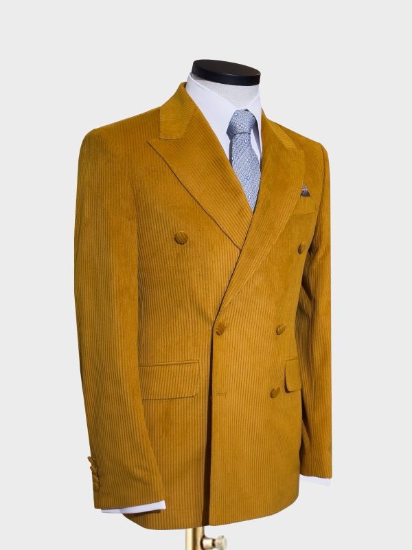 Corduroy Double-Breasted Suit - Image 3