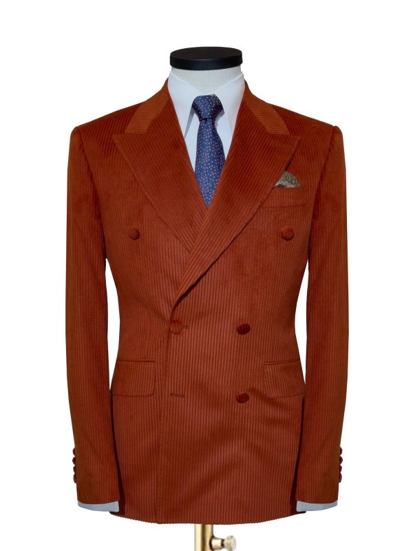 Corduroy Double-Breasted Suit