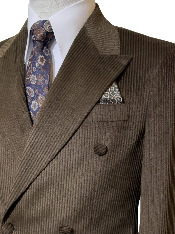 Corduroy Double-Breasted Suit - Image 4